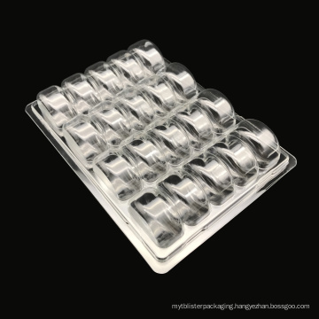 Macaron Blister Clamshell Tray with Lid for 40 Macaron Tray